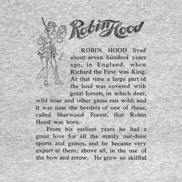 Robin Hood - Sherwood Forest - Little John - Children's book by OutfittersAve